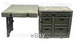 Hardigg Field Desk Us Military Army Surplus Tent Table Case