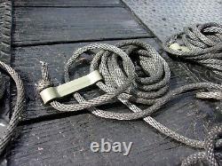 10 Ten Military Surplus Nylon Ropes With Dogbone Tent Tarp Truck 12 Ft Us Army