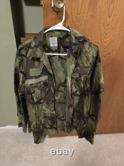 10 Vintage Military Camo Field Shirt Coat Medium Regular Surplus Lot