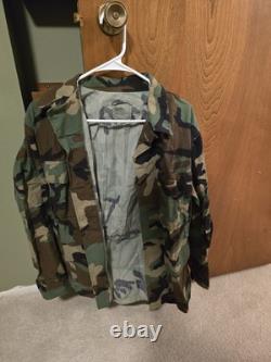 10 Vintage Military Camo Field Shirt Coat Medium Regular Surplus Lot