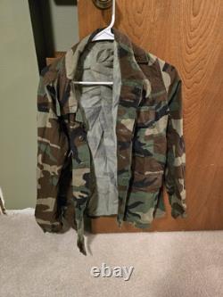 10 Vintage Military Camo Field Shirt Coat Medium Regular Surplus Lot