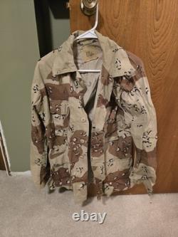10 Vintage Military Camo Field Shirt Coat Medium Regular Surplus Lot
