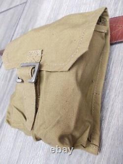 100 x Vintage 50's Original Polish Army bag military belt pouch-MILITARY SURPLUS