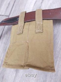 100 x Vintage 50's Original Polish Army bag military belt pouch-MILITARY SURPLUS