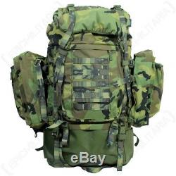 100L Teesar Rucksack Woodland Camo Military Army Cadet Backpack Patrol Bag New
