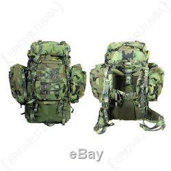 100L Teesar Rucksack Woodland Camo Military Army Cadet Backpack Patrol Bag New