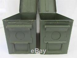 12 Pack 50 Cal Ammo Can Box Army Military M2A1 Metal Storage 5.56