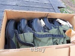 12 Pairs. Size 12.5 Xn Extra Narrow Jungle Boots Military Surplus Army Lot