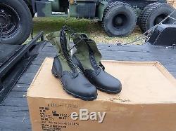 12. Pairs Size 13.5 Xw Extra Wide Jungle Boots Military Surplus Nos Army Lot