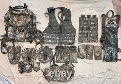 16pc USGI MOLLE II Rifleman Kit ACU Complete Tactical Surplus Assault Pack Set