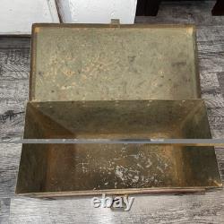 1940's ARTCRAFT Ammo Box US Army Military Surplus Red Ammunition Box