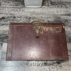 1940's ARTCRAFT Ammo Box US Army Military Surplus Red Ammunition Box
