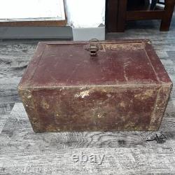 1940's ARTCRAFT Ammo Box US Army Military Surplus Red Ammunition Box