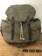 1943 Swiss Army Military Backpack Rucksack Canvas Leather Vintage