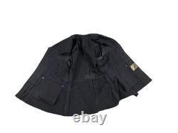 1948 RAF Jacket Vintage Wool Army Tunic Medium Blue Grey Military Surplus LN