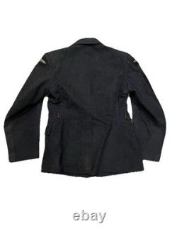 1948 RAF Jacket Vintage Wool Army Tunic Medium Blue Grey Military Surplus LN