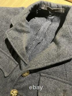 1948 RAF Jacket Vintage Wool Army Tunic Medium Blue Grey Military Surplus LN