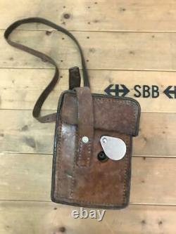 1950 Leather Bag With Special tool Vintage Swiss Army Military