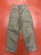 1950s 60s Swedish Army Fatigue Pants Wide Baggy Legs Military Surplus W30 Small