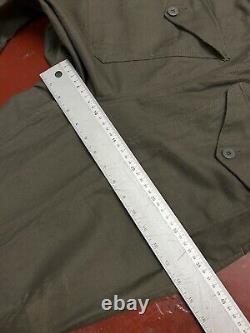 1950s 60s Swedish army fatigue pants wide baggy legs military surplus W30 Small