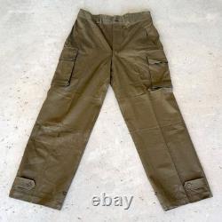1950s French Army M47 Cargo Trousers Never Worn Military Pants 39x33