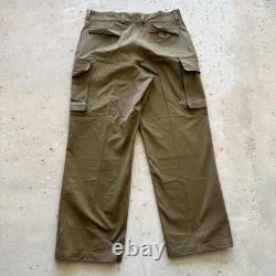 1950s French Army M47 Cargo Trousers Never Worn Military Pants 39x33