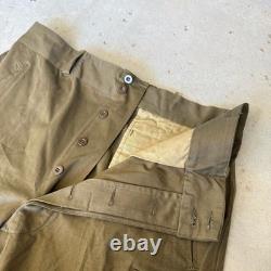 1950s French Army M47 Cargo Trousers Never Worn Military Pants 39x33