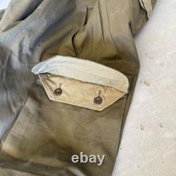 1950s French Army M47 Cargo Trousers Never Worn Military Pants 39x33