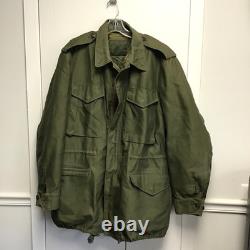 1953 Korean War US Military green Field Jacket M-1951 M-51 Dated Vtg Size M