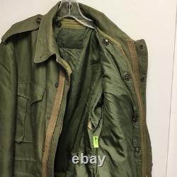 1953 Korean War US Military green Field Jacket M-1951 M-51 Dated Vtg Size M