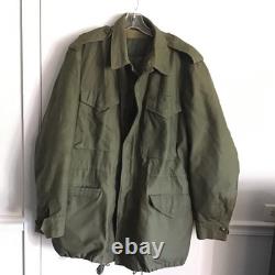 1953 Korean War US Military green Field Jacket M-1951 M-51 Dated Vtg Size M