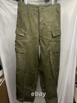 1956 Dutch Army Cargo Pants KL 86x90 M Seynaeve Vintage Military