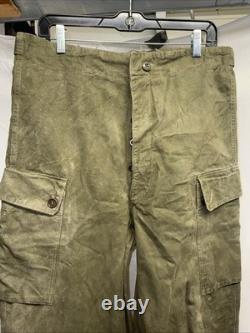 1956 Dutch Army Cargo Pants KL 86x90 M Seynaeve Vintage Military