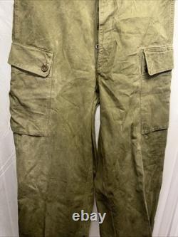 1956 Dutch Army Cargo Pants KL 86x90 M Seynaeve Vintage Military