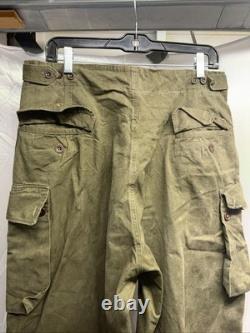 1956 Dutch Army Cargo Pants KL 86x90 M Seynaeve Vintage Military