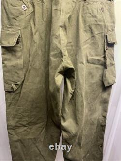 1956 Dutch Army Cargo Pants KL 86x90 M Seynaeve Vintage Military