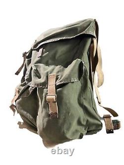 1956 Framed British Army Rucksack Vintage Retro Military Surplus