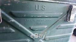 1959 US Army Military Metal Insulated Food Container Cooler Landers Frary Clark