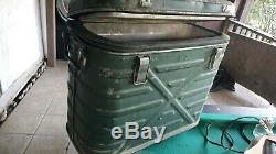 1959 US Army Military Metal Insulated Food Container Cooler Landers Frary Clark