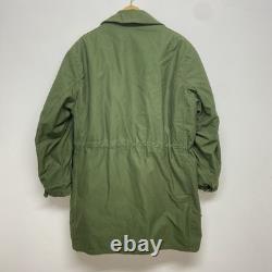 1960s Swedish Military M-59 Parka Jacket Men's C50 XL Fleece Liner Vintage Army