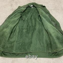 1960s Swedish Military M-59 Parka Jacket Men's C50 XL Fleece Liner Vintage Army