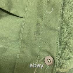 1960s Swedish Military M-59 Parka Jacket Men's C50 XL Fleece Liner Vintage Army