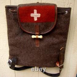 1960s Swiss Army Military Blanket Rucksack Titus Karlen Torbel MAGO