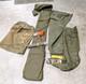 1960s Us Army Military Issue Shelter Half Pup Tents With Stakes Poles
