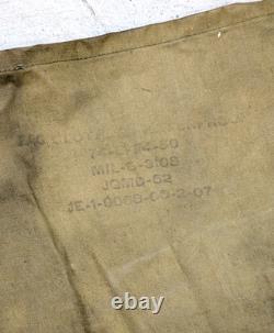 1960s US Army Military Issue Shelter Half Pup Tents With Stakes Poles