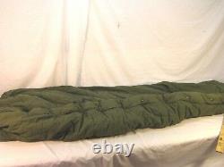1963 Vietnam Era Od Green Military Army Usmc Mummy Intermediate Sleeping Bag
