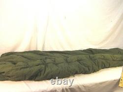 1963 Vietnam Era Od Green Military Army Usmc Mummy Intermediate Sleeping Bag