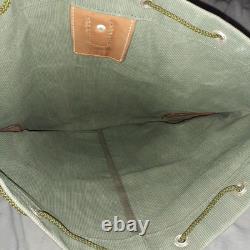1975 Superb Swiss Army Military Sea bag backpack Canvas Leather Seesack Vintage