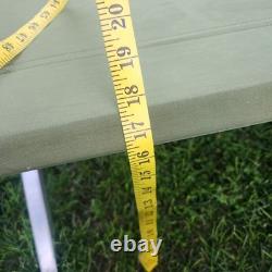 2 Army Military Cot Folding Metal Frame Camping Heavy Duty Vintage See Photos
