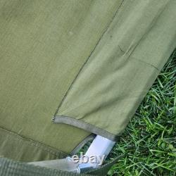 2 Army Military Cot Folding Metal Frame Camping Heavy Duty Vintage See Photos